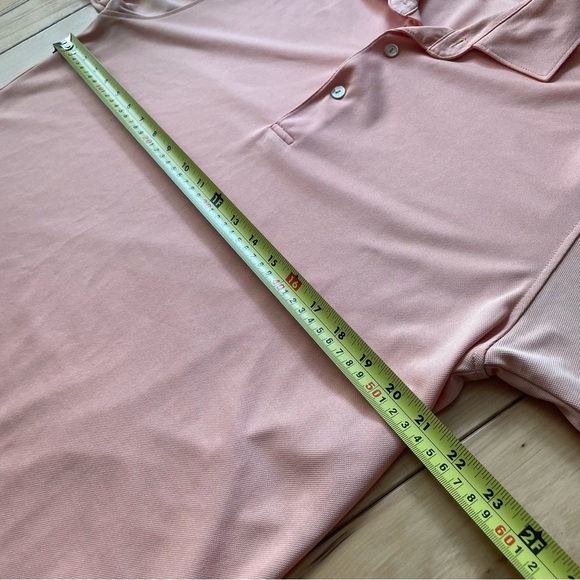 Peter Millar Summer Comfort Men’s Golf Polo | Orange - Picture 6 of 10